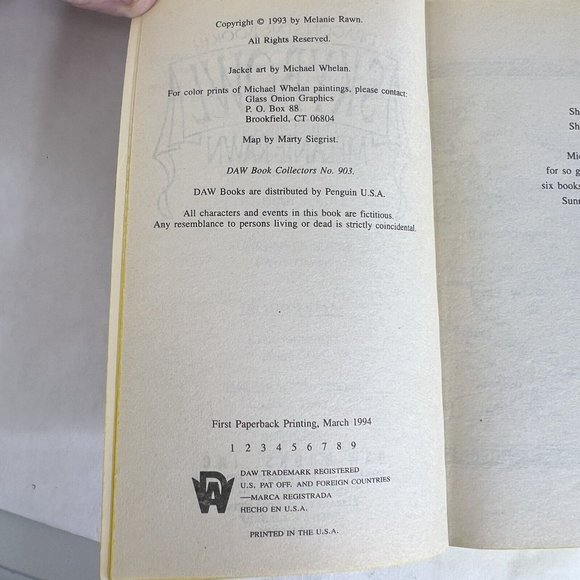 DRAGON Star Trilogy Books 2 and 3 Skybowl Dragon Token Series Melanie Rawn PB - Picture 12 of 12